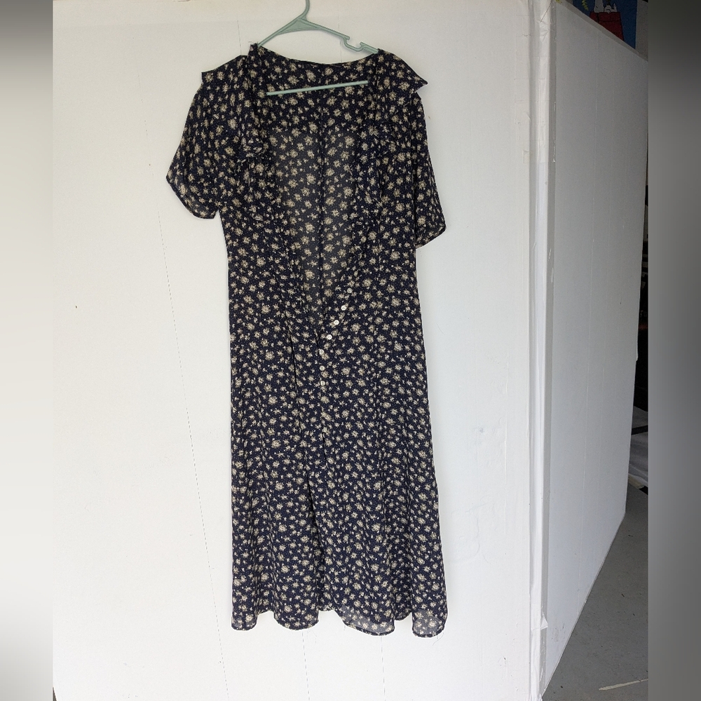 Floral Navy Dress